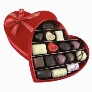 Boite Coeur en velours taille M